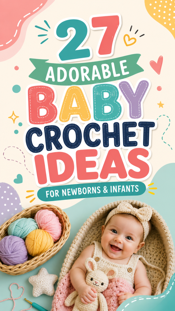 27 Adorable Baby Crochet Ideas for Newborns  Infants