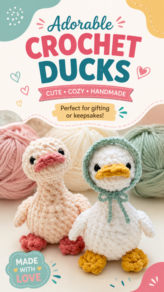 Adorable Crochet Duck Ideas for Cute Handmade Gifts and Keepsakes
