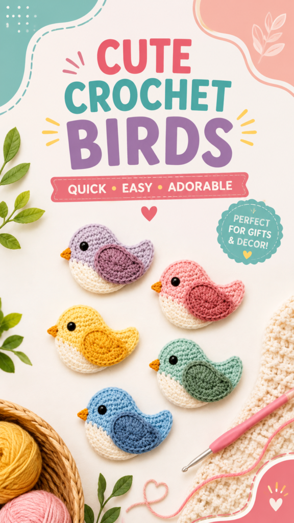 Cute Crochet Bird Patterns Easy Amigurumi Ideas for Beginners