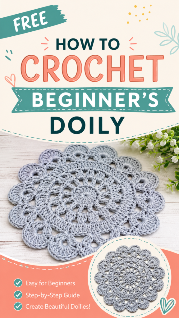 Easy Free Crochet Doily Pattern for Beginners