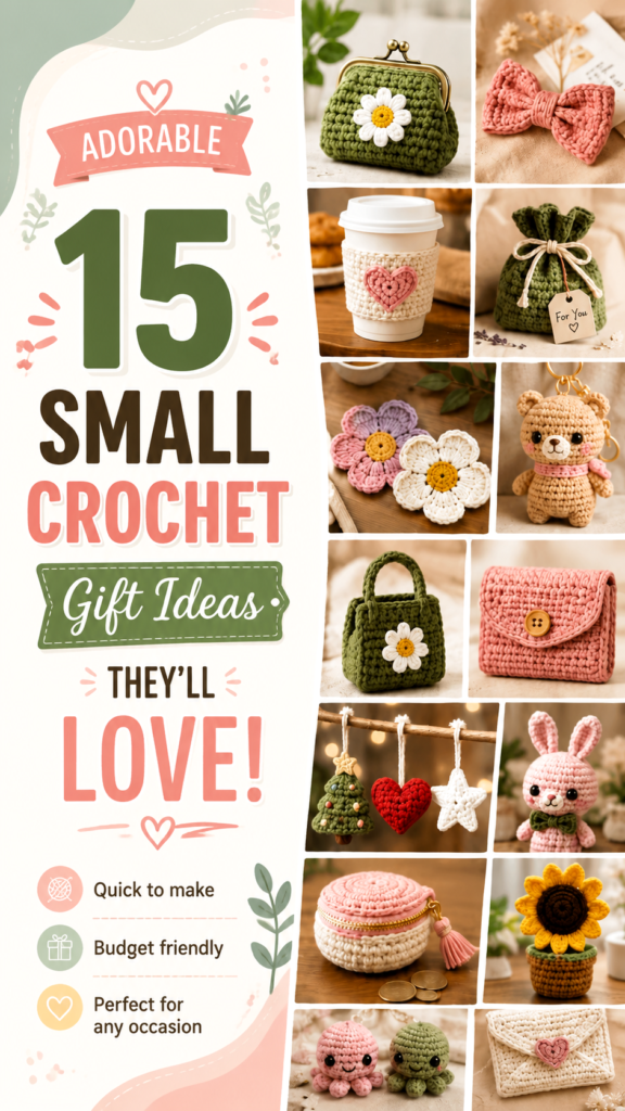 15 Cute Crochet Gift Ideas for Girlfriend Shell Love  Handmade Gifts for Her