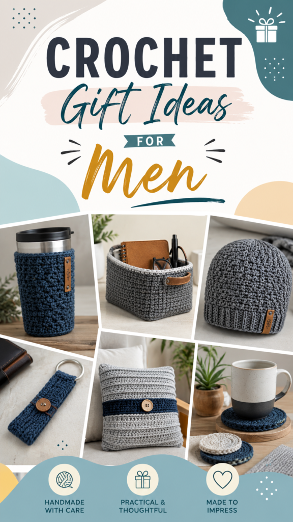 Crochet Gift Ideas for Men Practical Handmade Gifts Hell Love
