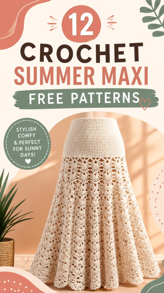 Crochet Skirt Ideas 12 Stylish Summer Maxi Skirt Patterns