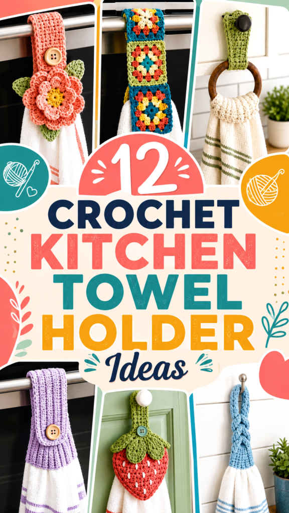 12 Crochet Towel Holder Ideas for a Neat and Stylish Kitchen
