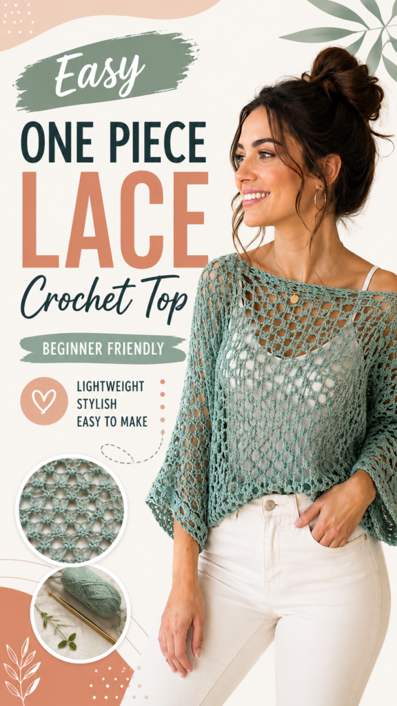 Easy Crochet Clothes Beginner-Friendly Crochet Tops  Stylish DIY Patterns