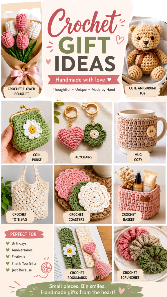 Engagement Crochet Gift Ideas Handmade Gifts for Couples  Loved Ones