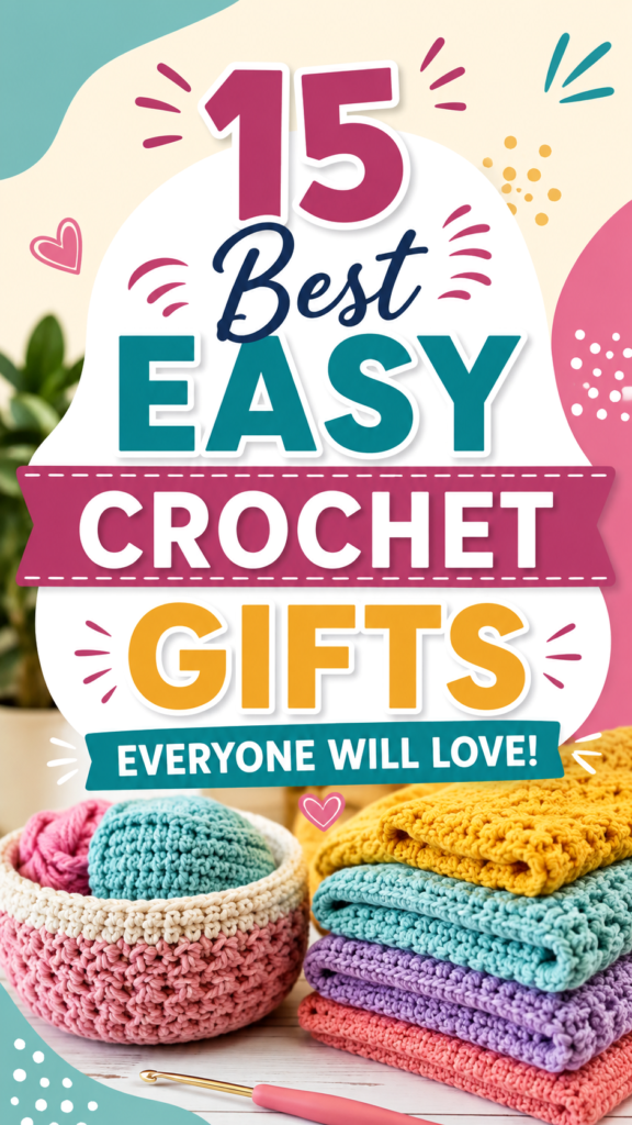 15 Best Easy Crochet Gifts Everyone Will Love to Make