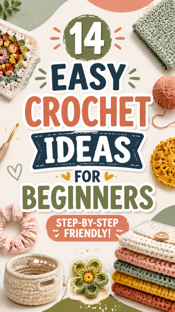 14 Easy Crochet Projects for Beginners  Cute Small Crochet Ideas to Try