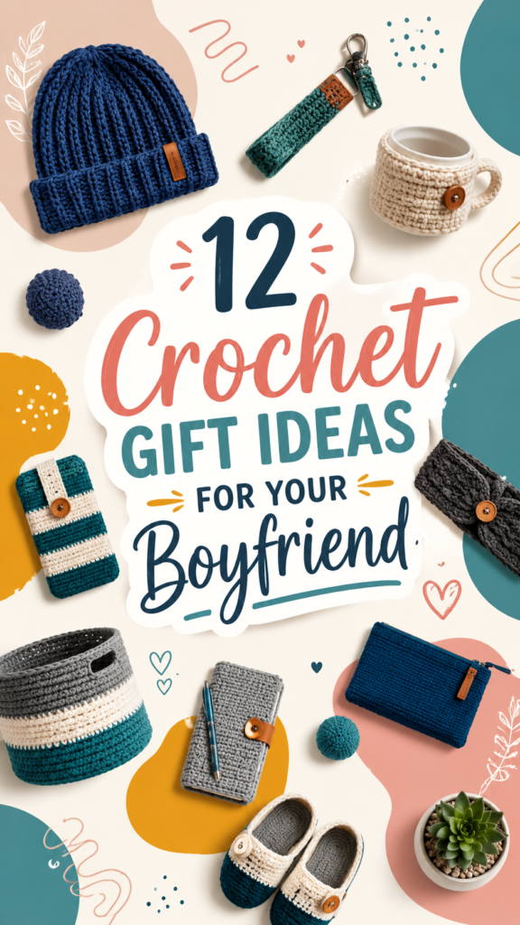 Valentines Crochet Gift Ideas for Boyfriend 12 Cute Handmade Gifts