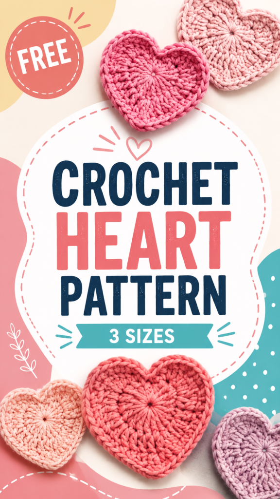 Valentines Crochet Ideas Cute Heart Patterns  Easy Crochet Projects