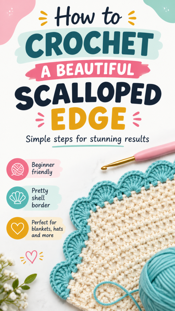 Easy Crochet Baby Blanket Border Pattern for Beginners