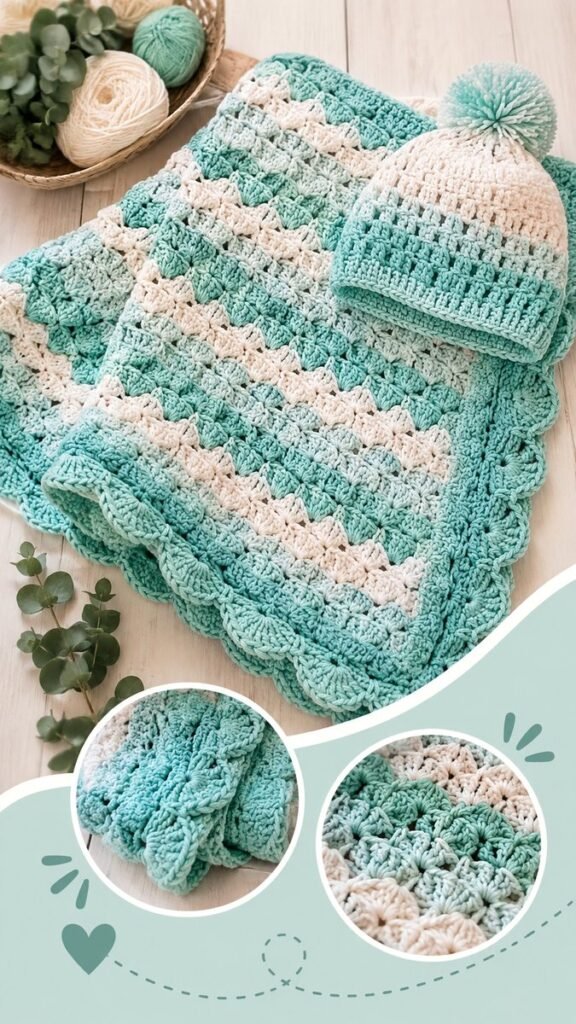 Beautiful Baby Blanket Crochet Pattern for a Cozy Handmade Gift