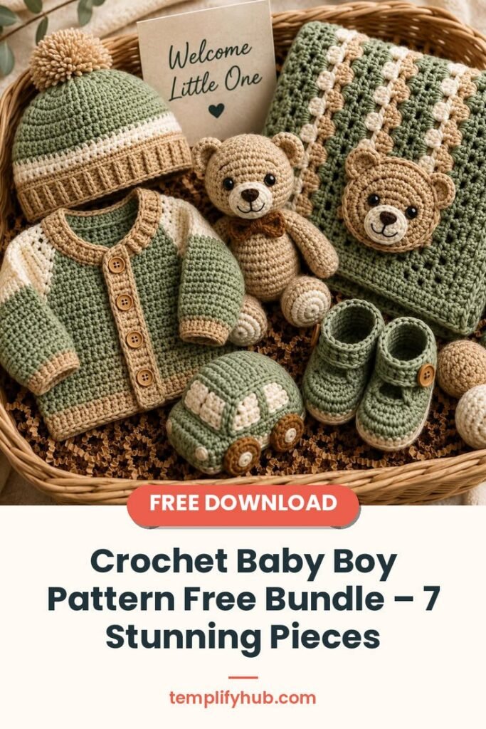 50 Free Baby Boy Crochet Patterns for Adorable Handmade Gifts