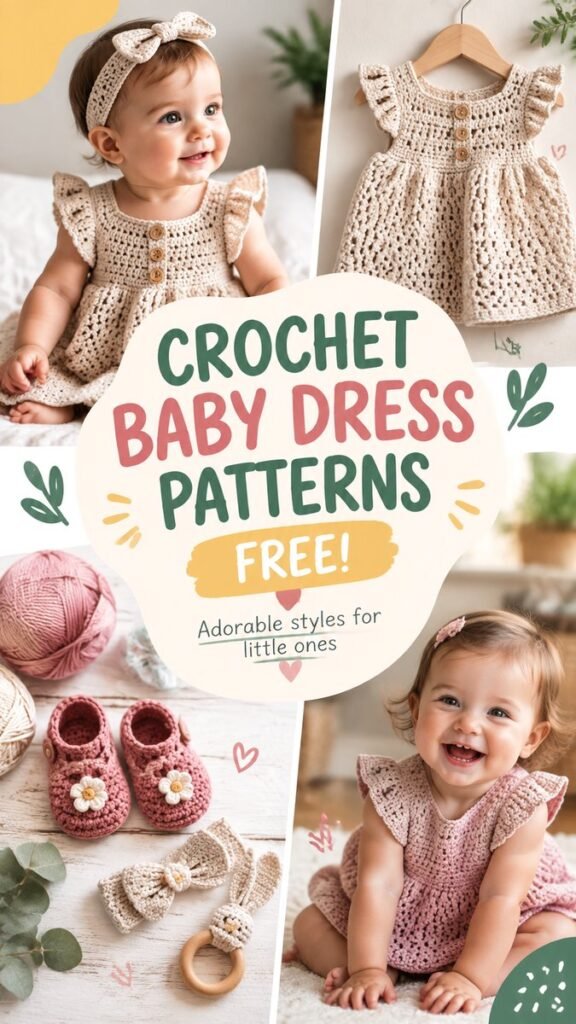 Free Baby Crochet Dress Patterns Cute Handmade Designs for Little Girls