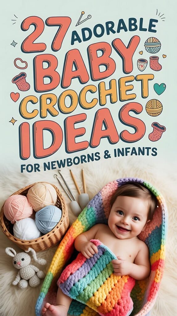 27 Adorable Baby Crochet Projects for Newborns  Infants