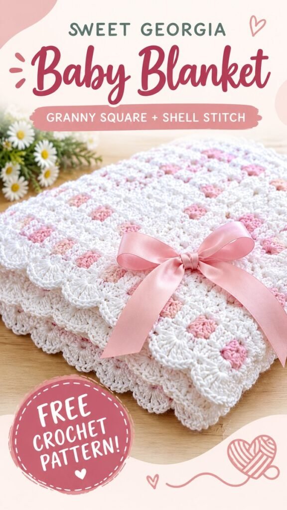 Baby Girl Blanket Crochet Patterns Free Sweet  Easy Ideas