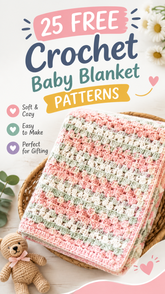 Soft Crochet Baby Girl Blanket Pattern Ideas for Cozy Nursery Decor