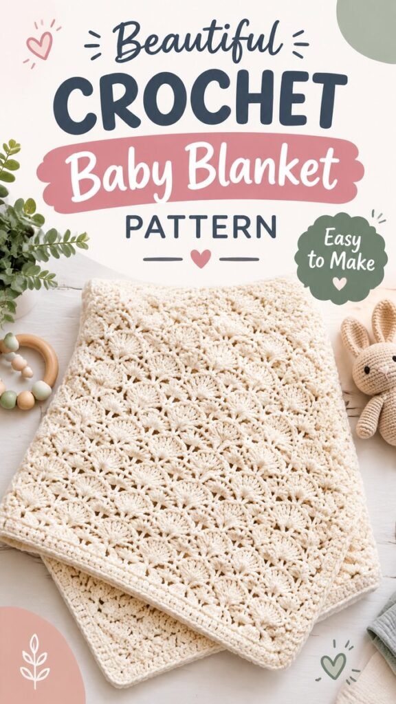 Baby Girl Crochet Blanket Patterns Free Easy  Cozy DIY Ideas