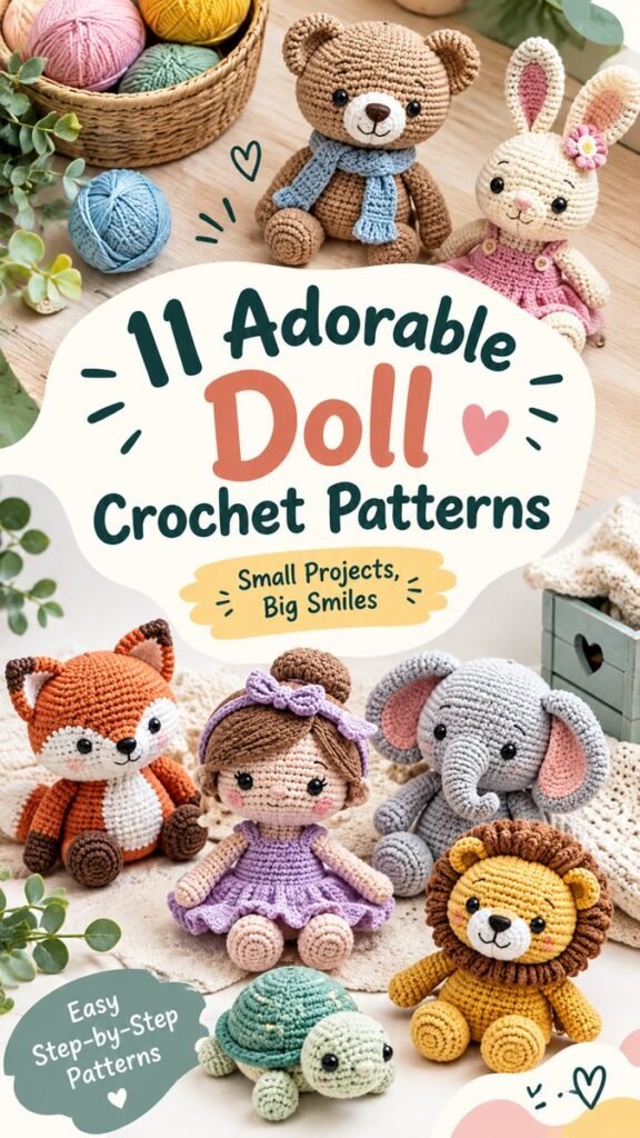 11 Adorable Baby Crochet Toy Patterns for Handmade Gifts