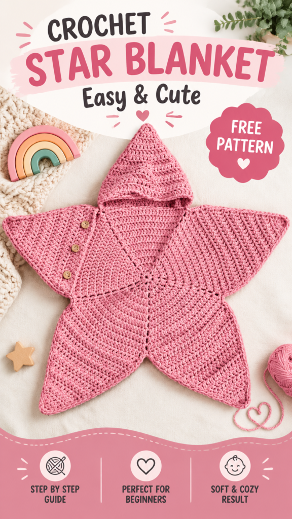 Crochet Star Pillow Pattern Cute Handmade Decor for Cozy Home Style