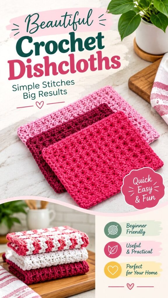 Christmas Crochet Patterns Free Dishcloth Gift Ideas for the Holidays