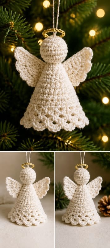 Crochet Angel Pattern Handmade Angel Amigurumi Tutorial for Festive Decor
