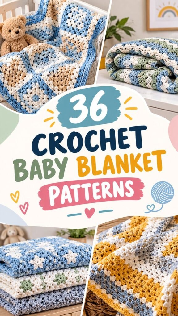 Crochet Baby Afghan Ideas Cozy Patterns for Handmade Baby Blankets