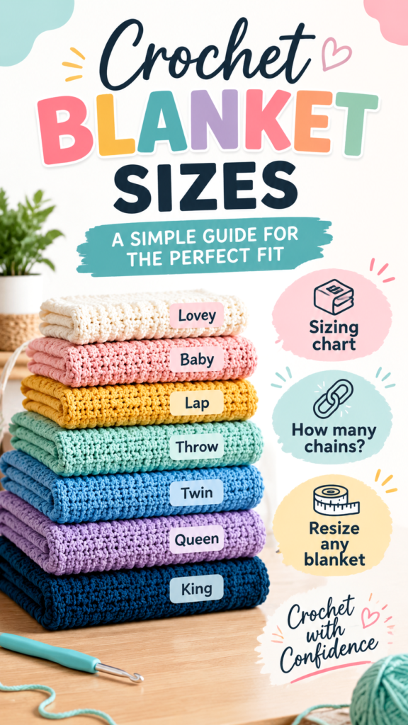 Crochet Baby Blanket Sizes Complete Sizing Guide for Every Blanket