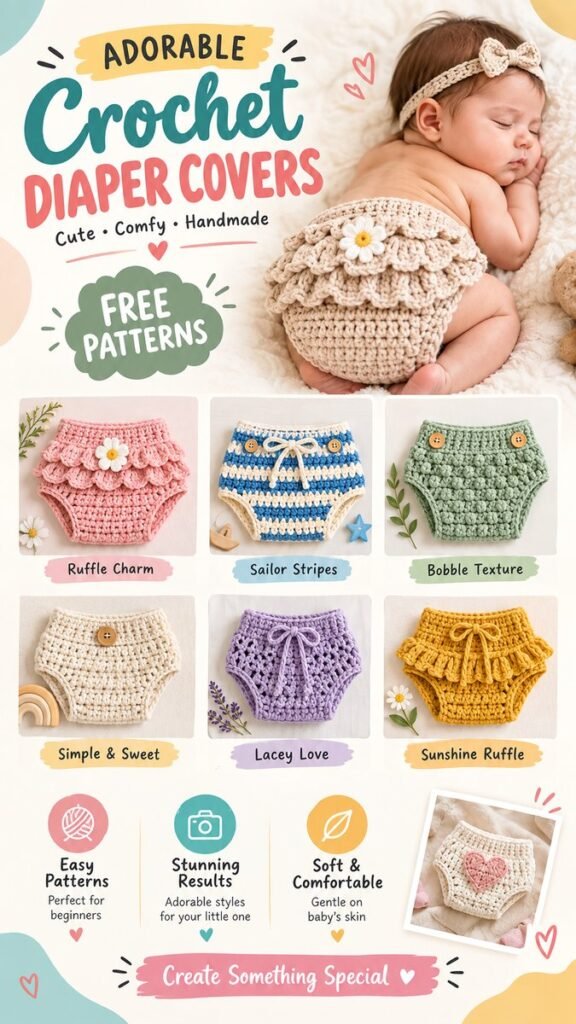 Crochet Baby Bloomers Adorable Free Patterns for Handmade Baby Outfits