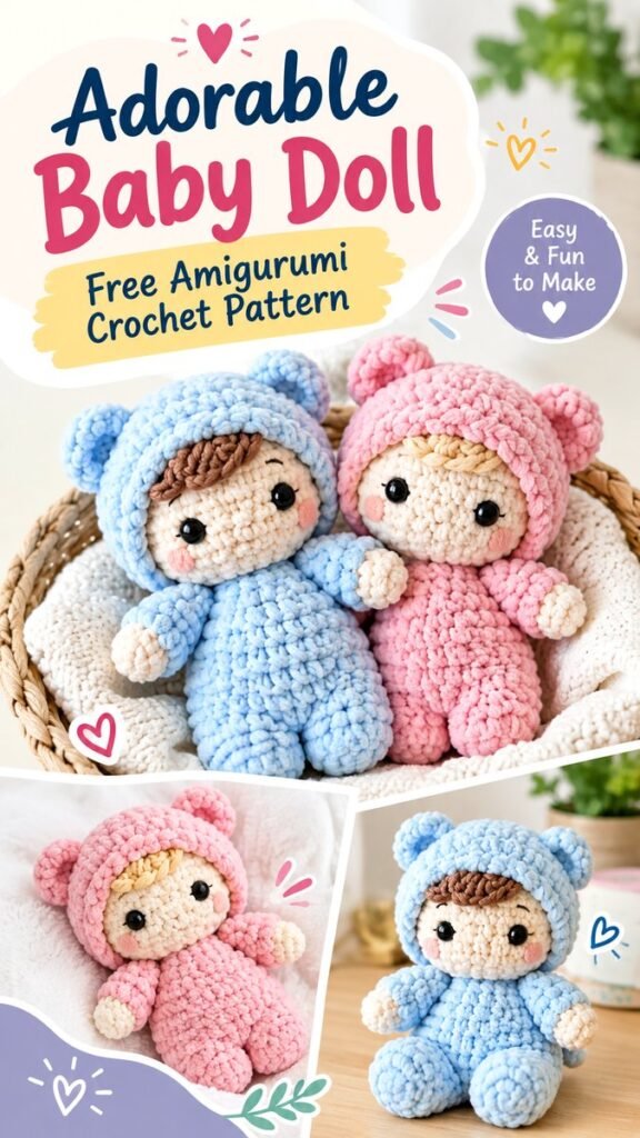 Adorable Baby Doll Crochet Patterns Free Amigurumi Ideas for Beginners