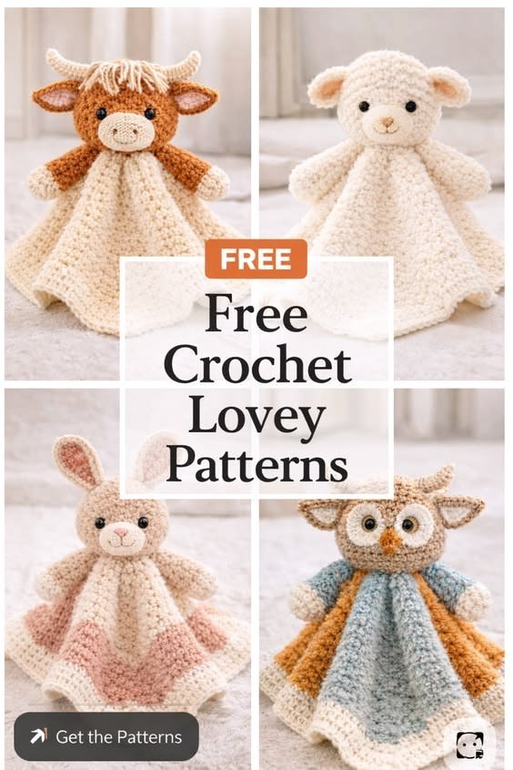 Free Crochet Lovey Patterns for Adorable Handmade Baby Gifts