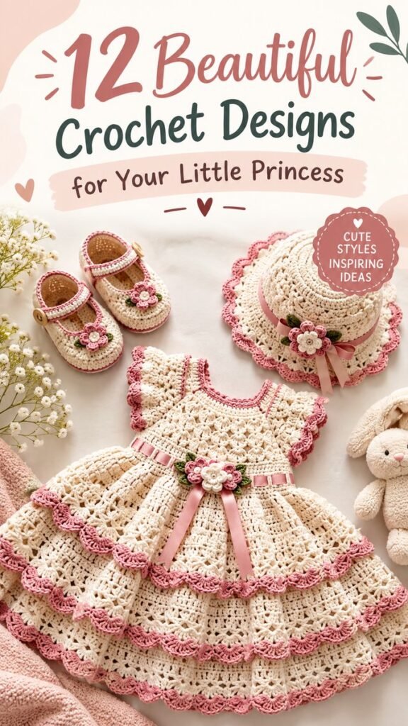 Crochet Baby Frock Free Pattern Beautiful  Easy Dress Ideas