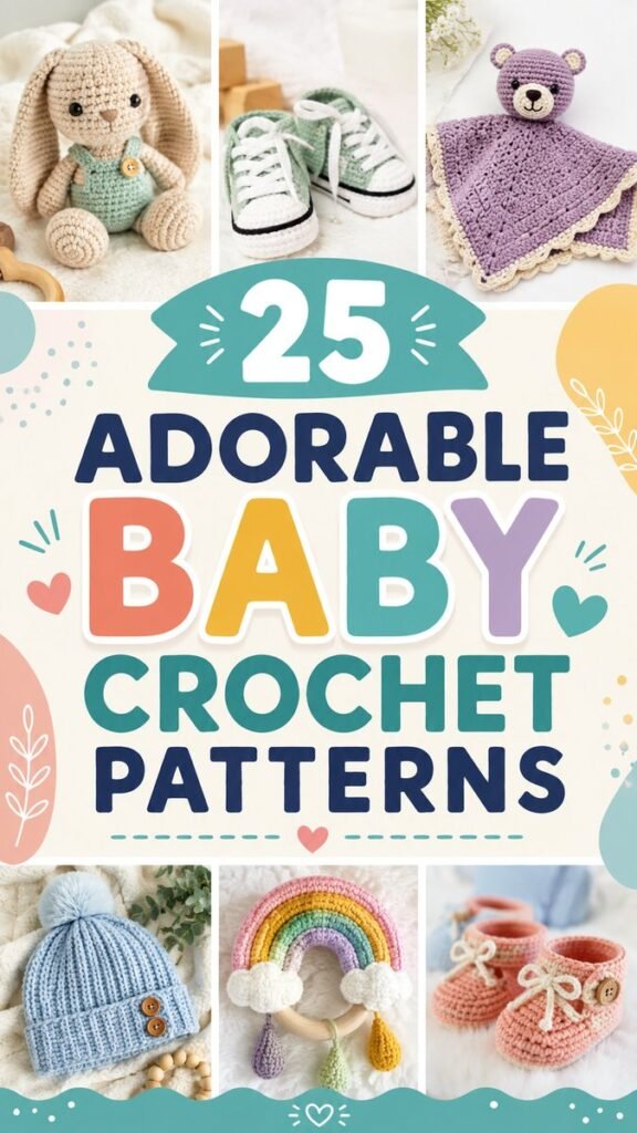 25 Adorable Crochet Baby Gift Ideas for Handmade Gifts Theyll Love