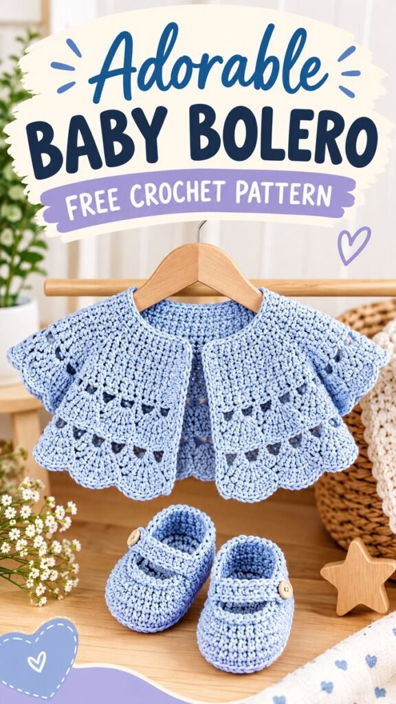 Crochet Baby Shrug Pattern Adorable Free Crochet Idea for Babies