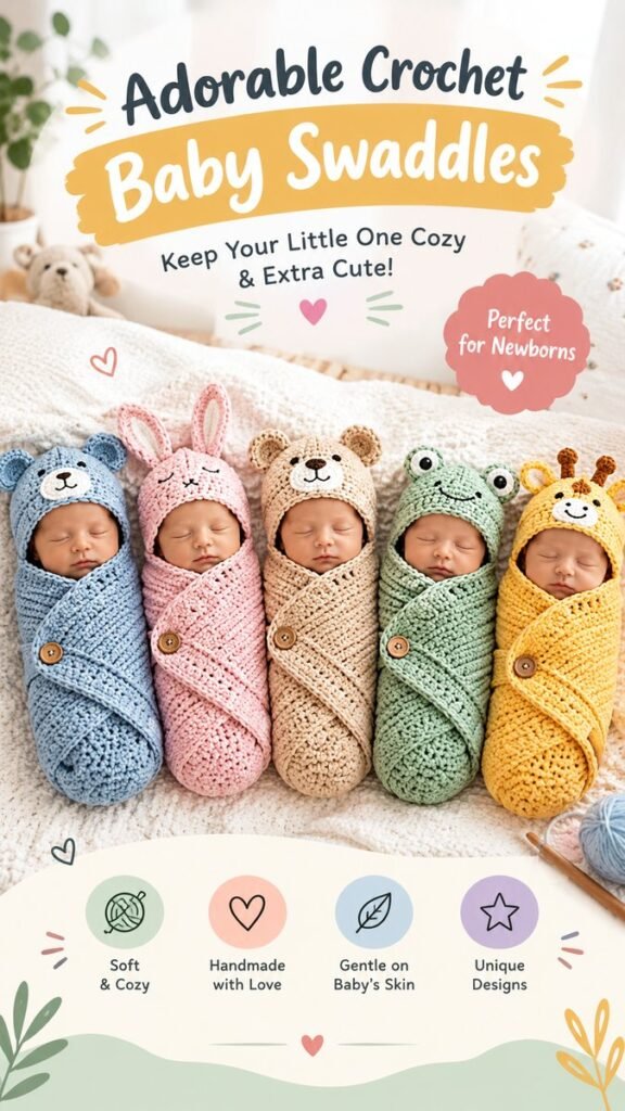 Crochet Baby Swaddle Ideas for Cozy, Adorable Newborns