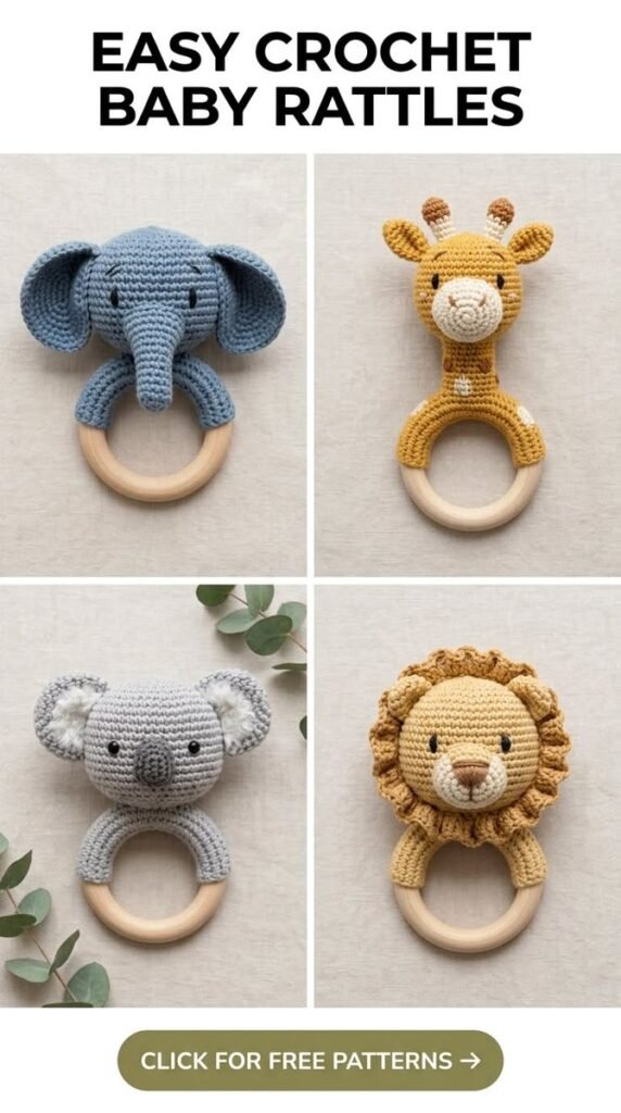 Crochet Baby Toys Free Pattern Easy Ideas for Cute Handmade Gifts