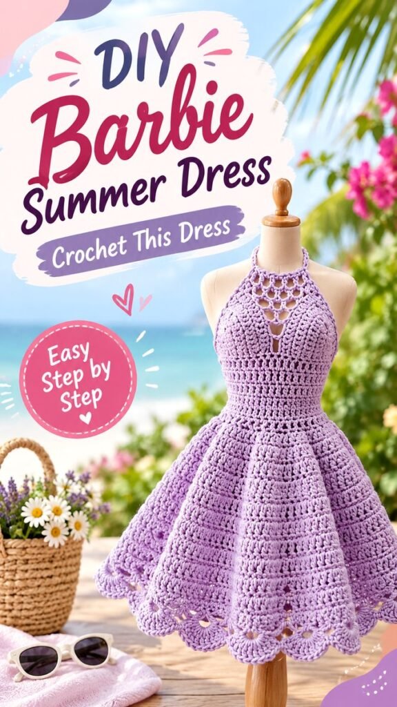 Crochet Barbie Clothes Patterns Free Easy Summer Dress Ideas