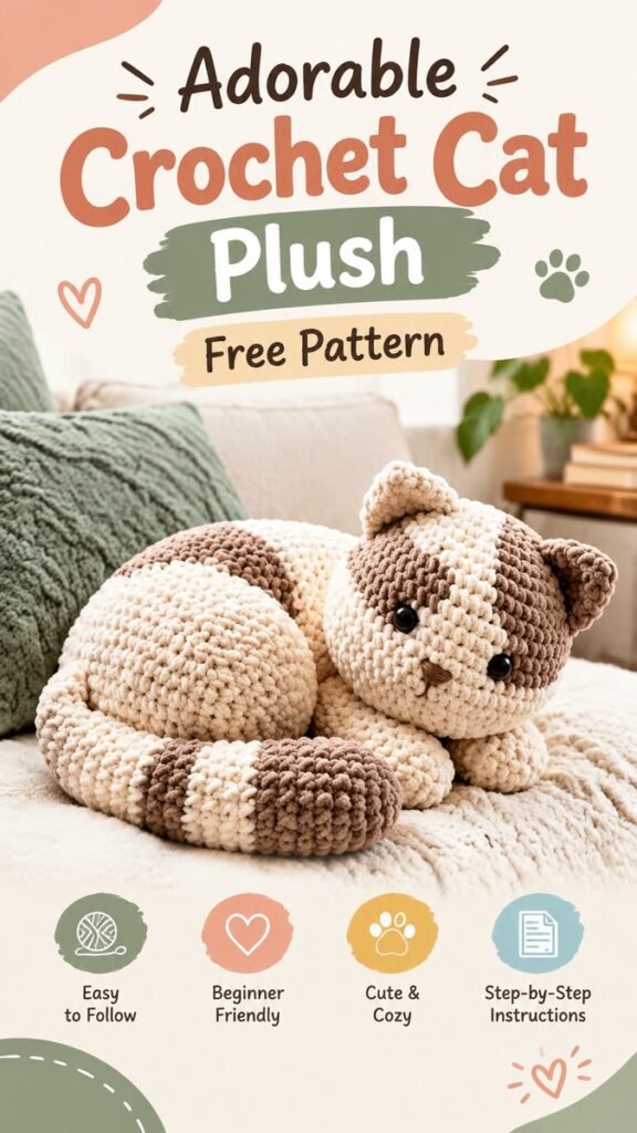 Crochet Big Stuffed Animals Giant Cozy Plush Patterns  Ideas