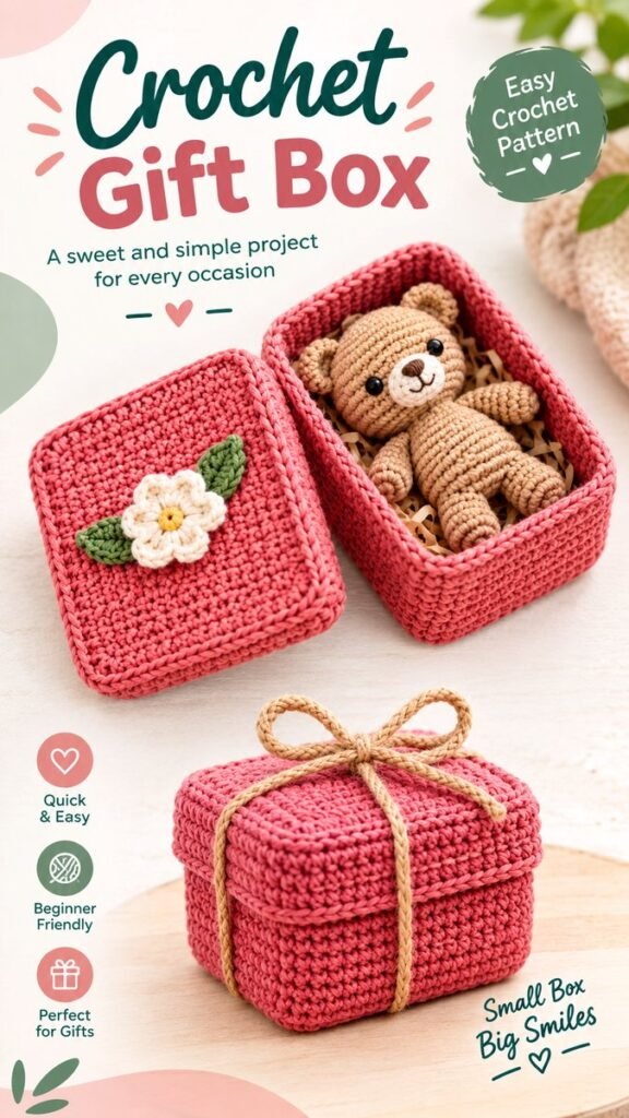 Crochet Box Ideas Easy Handmade Gift Box for Every Occasion