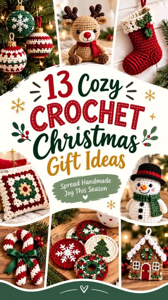 13 Cozy Crochet Christmas Gift Ideas Everyone Will Love