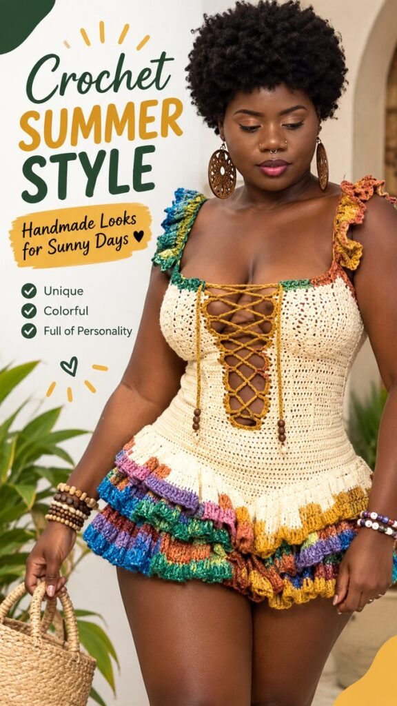 Colorful Crochet Summer Romper Ideas for a Fun Handmade Look