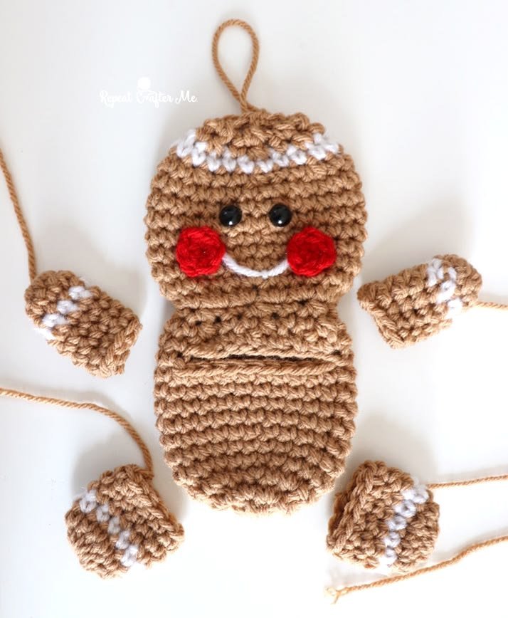 Adorable Crochet Gingerbread Doll Pattern for Christmas Decor and Gifting