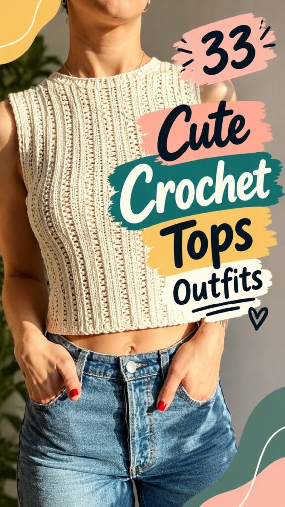 33 Crochet Ideas Tops Cute Crochet Top Outfits for Every Style
