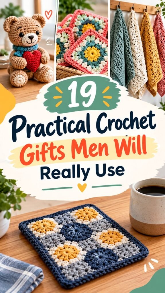 19 Crochet Items for Men Theyll Actually Use and Love