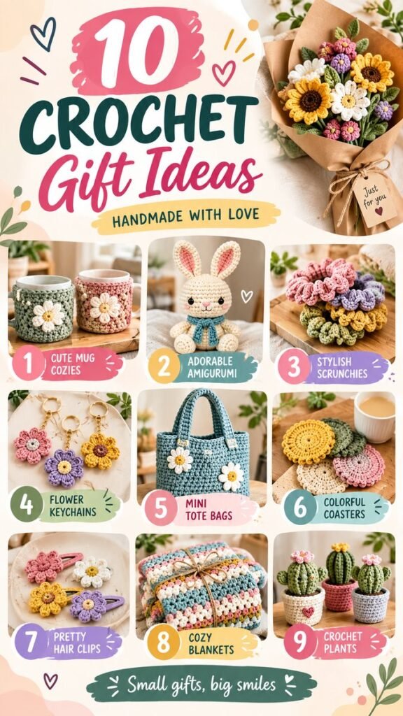 10 Crochet Kit Gift Ideas That Are Cute, Creative  Handmade With Love