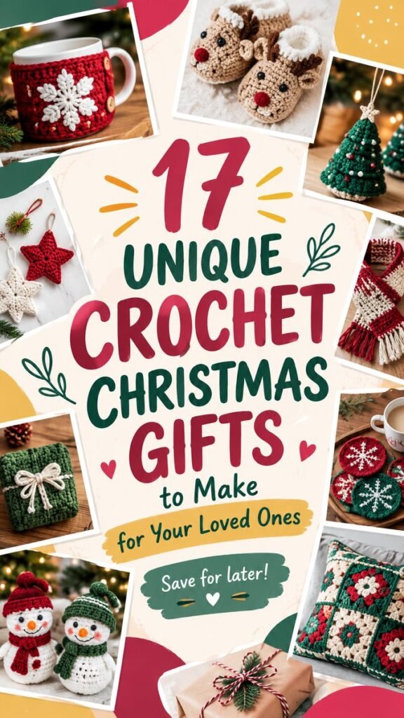 17 Unique Crochet Christmas Gifts to Make for Your Loved Ones