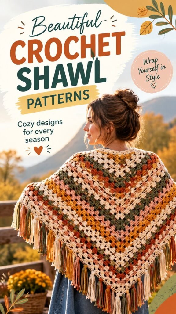 Crochet Shawls and Wraps Free Patterns for Cozy Handmade Style