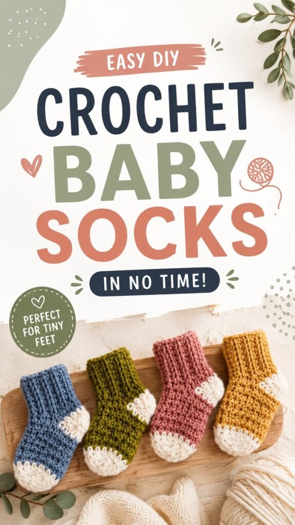 Crochet Socks for Baby Easy DIY Patterns for Cozy Little Feet
