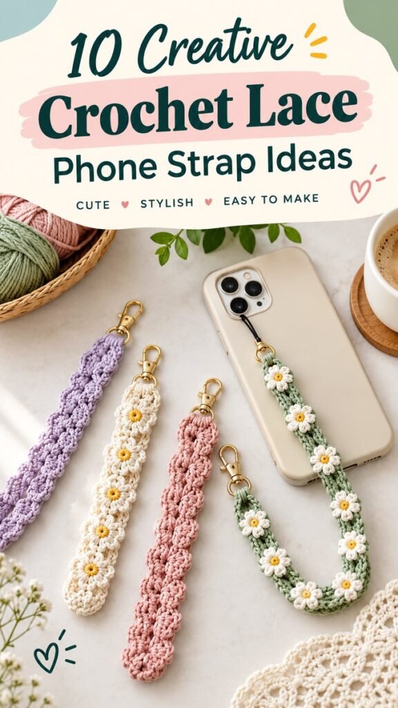 10 Creative Crochet Lace Phone Strap Ideas for a Stylish DIY Accessory