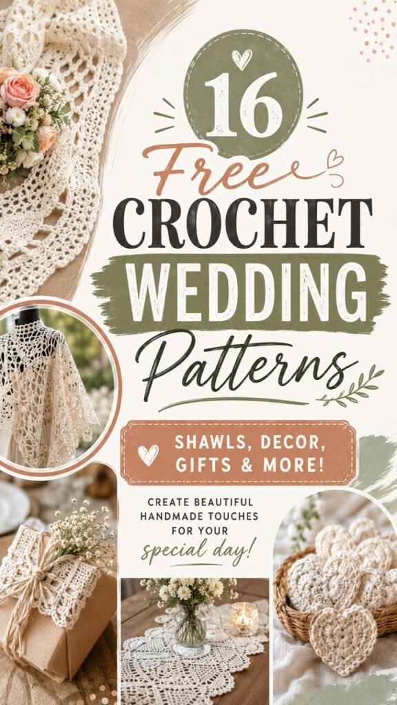 16 Crochet Wedding Gift Ideas for a Handmade Touch Theyll Treasure